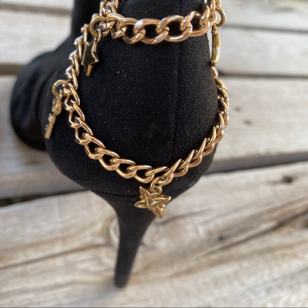 BCBGeneration Lexi Suede Charm Stiletto Booties - Picture 5 of 11
